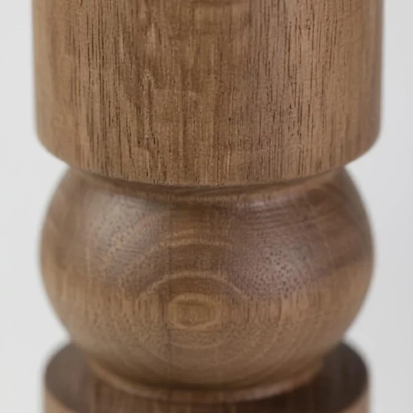 Hand-Turned Artisan Hornbeam Candle Holder Set of 3