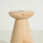 Hand-Turned Solid Ash Candle Holder Set of 2 – A Masterpiece of Nature’s Artistry