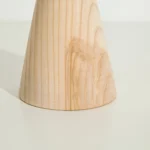 Hand-Turned Solid Ash Candle Holder Set of 2 – A Masterpiece of Nature’s Artistry