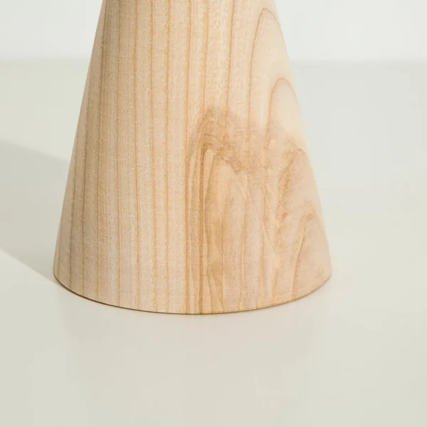 Hand-Turned Solid Ash Candle Holder Set of 2 – A Masterpiece of Nature’s Artistry