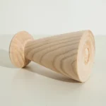 Hand-Turned Solid Ash Candle Holder Set of 2 – A Masterpiece of Nature’s Artistry