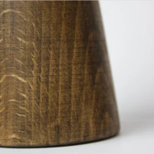 Set of 3 Handcrafted Artisan Hornbeam Candle Holder2